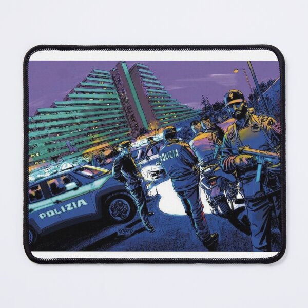 Item preview, GOMORRA VS POLIZIA T-SHIRT designed and sold by heyy GenZ.