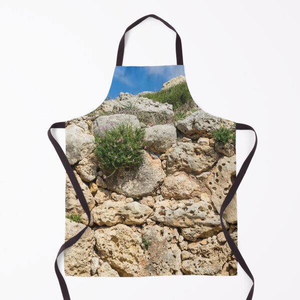 Item preview, Life on Bare Rock - Vertical Herb Garden on Antique Stone Wall designed and sold by Georgia Mizuleva.