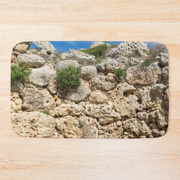 Item preview, Life on Bare Rock - Vertical Herb Garden on Antique Stone Wall designed and sold by Georgia Mizuleva.