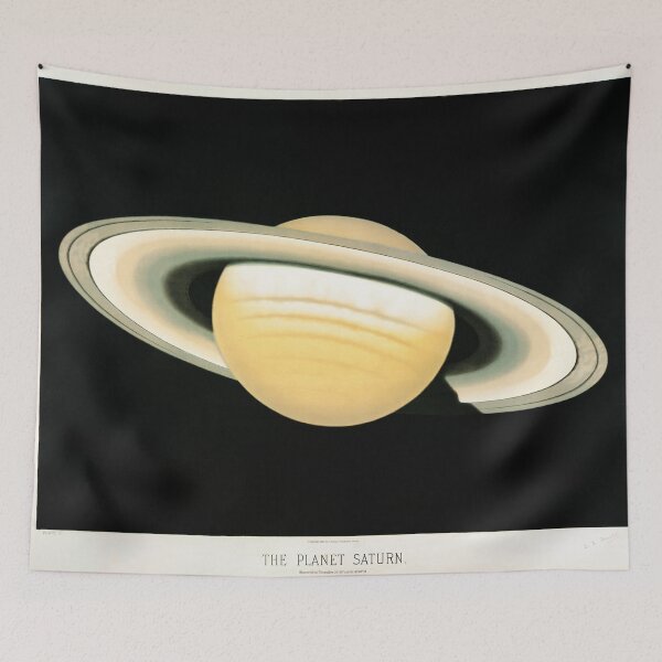 Item preview, The planet Saturn from the Trouvelot designed and sold by Homeprintsau.