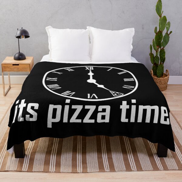 Aperçu de l'œuvre drôle c'est l'heure de la pizza pizza journée nationale de la pizza, mangeur de pizza créée et vendue par joy4shirt.