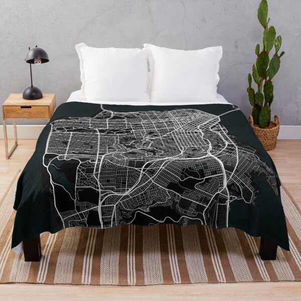 Item preview, San Francisco City Map of California, USA - Dark designed and sold by deMAP.