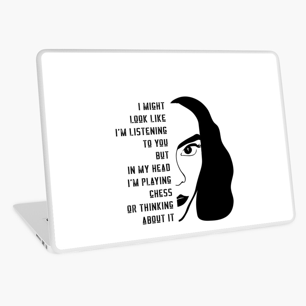 The Queen's Gambit Elizabeth Harmon Chess Anya Taylor Joy iPad Case & Skin  for Sale by vibeytees