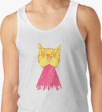 Pink Cat Vomit Tank Top