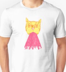 Pink Cat Vomit Unisex T-Shirt