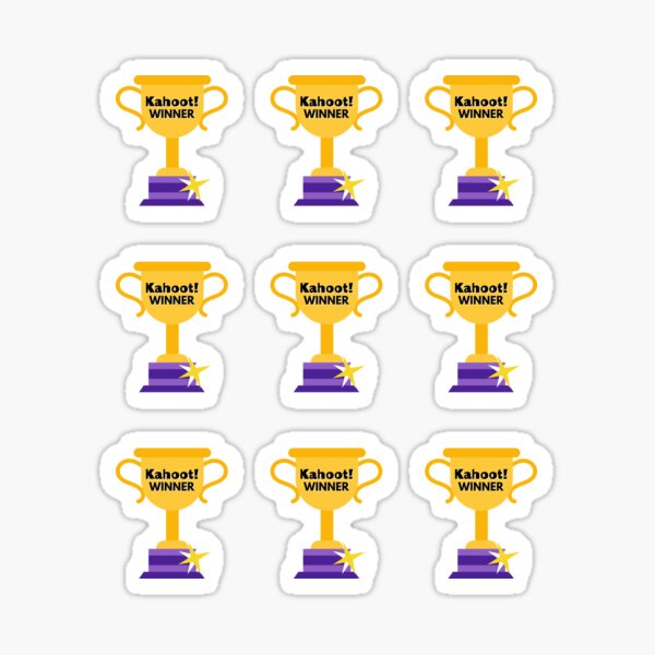 Kahoot Winner Sticker