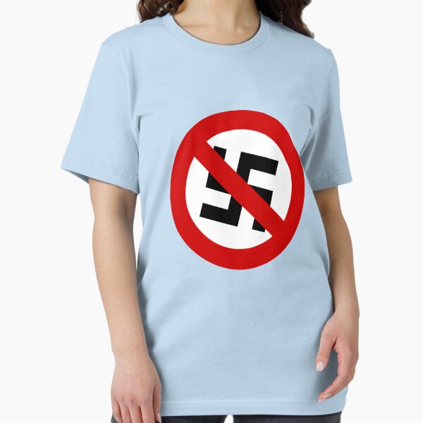 Vista previa del artículo con la obra «Logotipo antinazi Camiseta esencial», diseñado y vendido por PatrickSchloef.