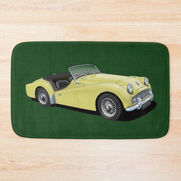 Item preview, Triumph TR3 in yellow designed and sold by candc-retro.