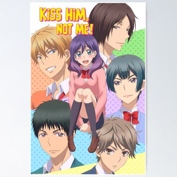 Design Shinomiya And Kae Couple Kiss Him Not Me Anime Gifts For Fans  Greeting Card by Anime Art