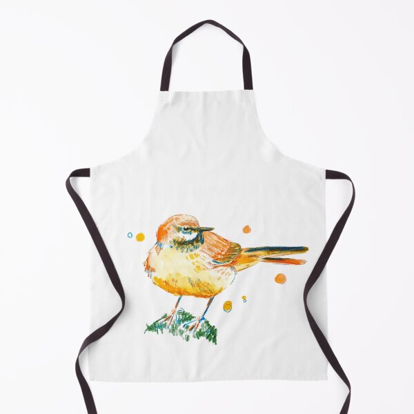 Item preview, Yellow Cutie - Bird illustration done in watercolor and colored pencil designed and sold by SusanneRoseArt.