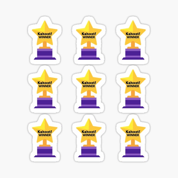 Kahoot Winner Sticker