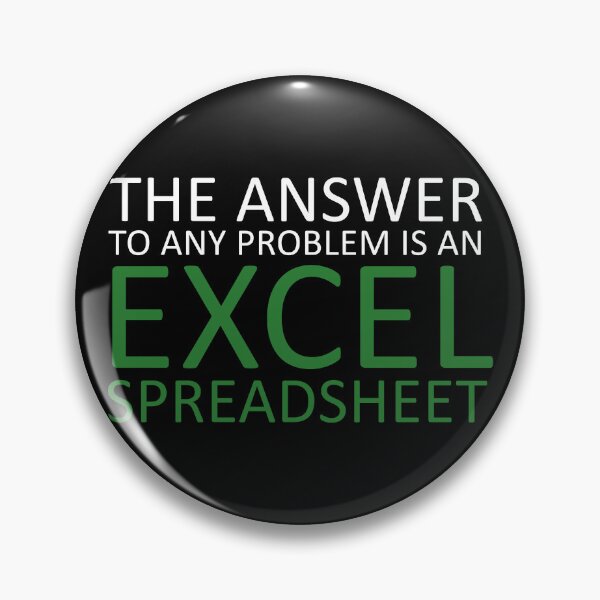 Item preview, The Answer To Any Problem Is an Excel Spreadsheet,Birthday Party Gift Cute, Funny Anniversary Birthday Present designed and sold by MoStorish.
