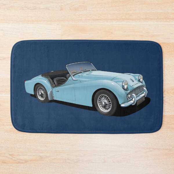 Item preview, Triumph TR3 in blue designed and sold by candc-retro.