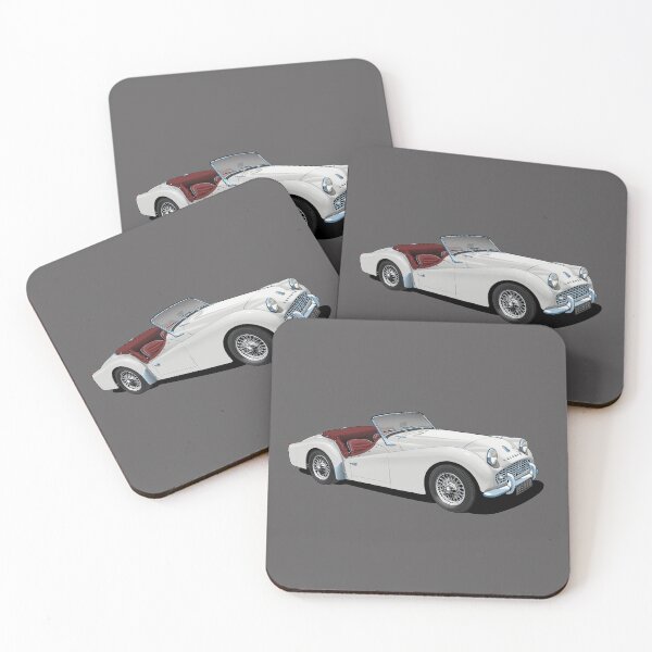Item preview, Triumph TR3 in white designed and sold by candc-retro.