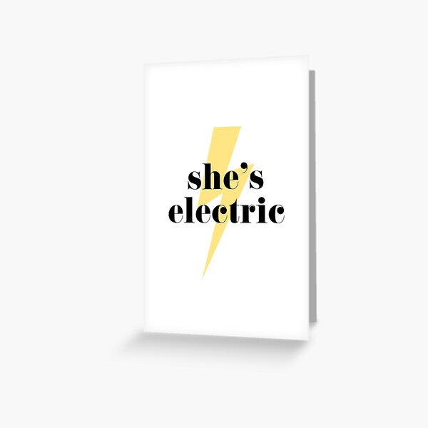 Item preview, She's Electric designed and sold by GirlGangPrints.