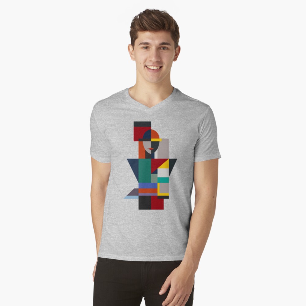 Item preview, V-Neck T-Shirt designed and sold by THEUSUALDESIGN.