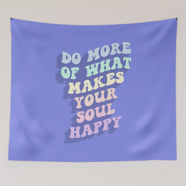 Item preview, Preppy Room Decor -	Do more of what makes your Soul happy Design designed and sold by Shop Your Aesthetic.