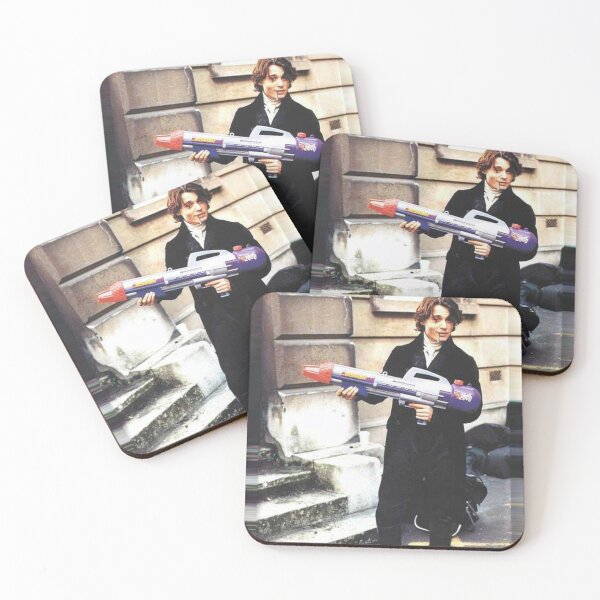 Item preview, Johnny Depp on hiatus "water gun battle" on set of 'Sleepy Hollow' - 1999 designed and sold by GudNius.
