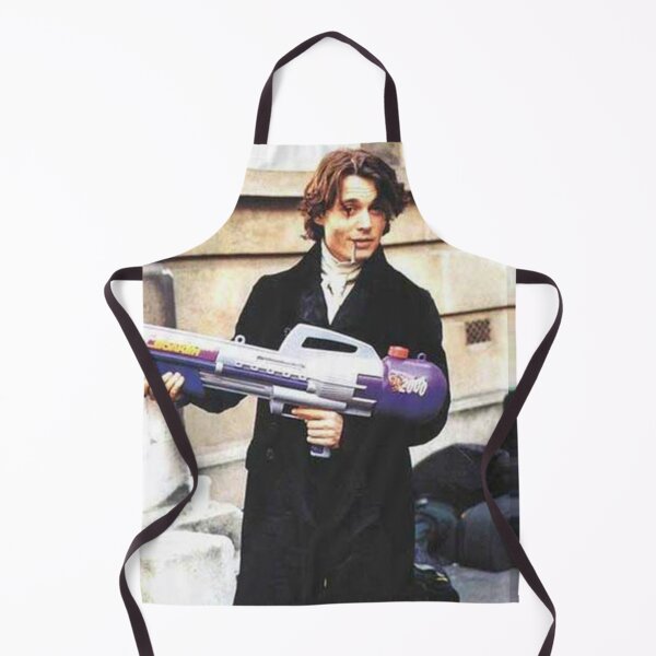 Item preview, Johnny Depp on hiatus "water gun battle" on set of 'Sleepy Hollow' - 1999 designed and sold by GudNius.