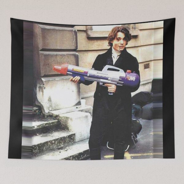 Item preview, Johnny Depp on hiatus "water gun battle" on set of 'Sleepy Hollow' - 1999 designed and sold by GudNius.