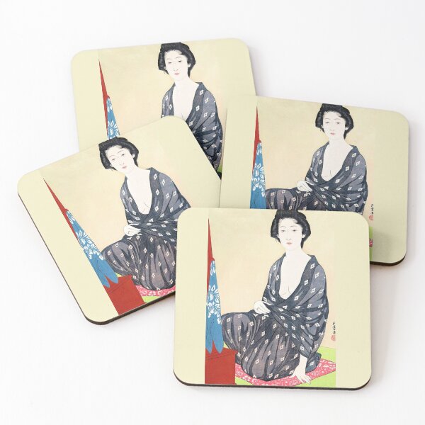 Item preview, Woman in Summer Clothing 1920 by Hashiguchi Goyō  designed and sold by CristalleLisa.