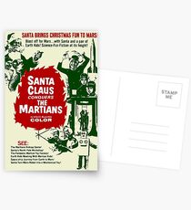 santa brings christmas fun to mars Postcards