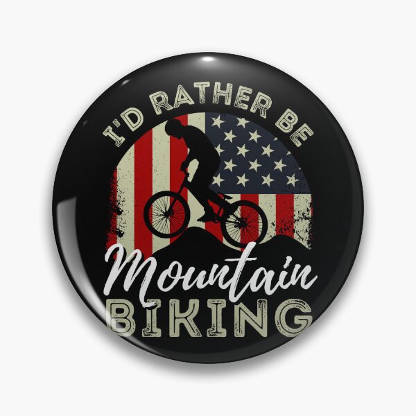 Artikelvorschau, Mountainbiken Vintage amerikanische Flagge entworfen und verkauft von retrodesigner14.