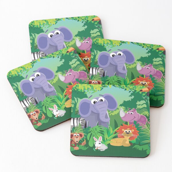 Item preview, Cute animals, jungle animals designed and sold by DerSenat.