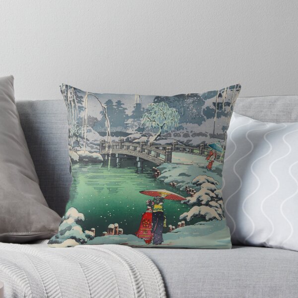 Item preview, Spring Snow in Maruyama, Kyoto by Koitsu Tsuchiya designed and sold by Ukiyo-Studio.