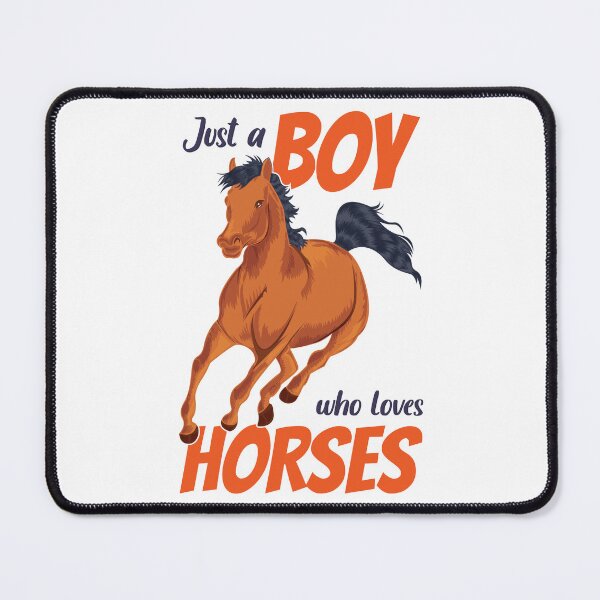 Item preview, Just a boy who loves horses designed and sold by ohsomenerd.