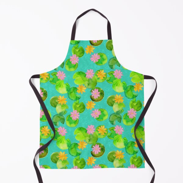 Item preview, Water lilies - handpainted watercolor artwork with gorgeous effects designed and sold by magnoliART botanical_kata.