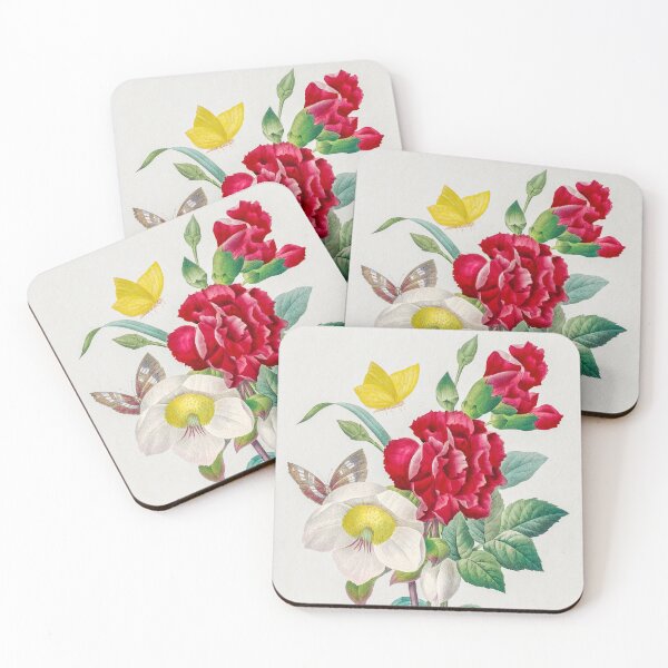 Item preview, Hellebore and Oeillet by Pierre-Joseph Redoute designed and sold by InHerits.