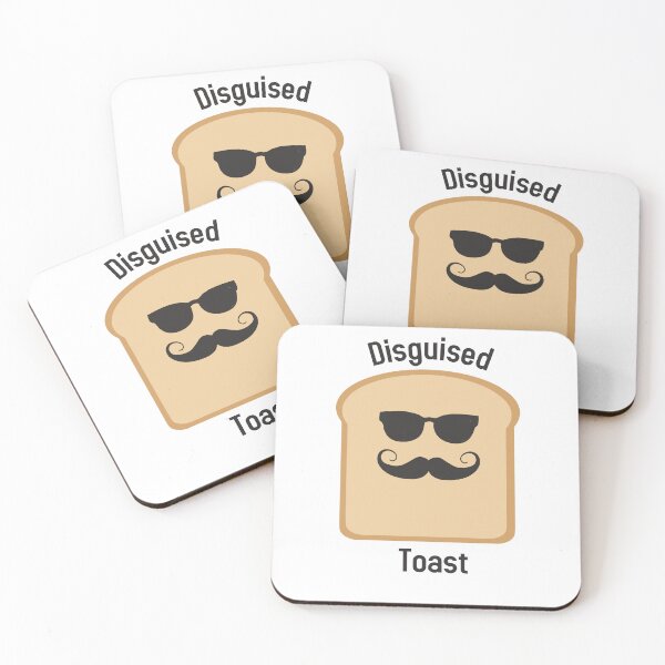 Item preview, Disguised Toast with sunglasses and Mustache designed and sold by johndesignwaves.