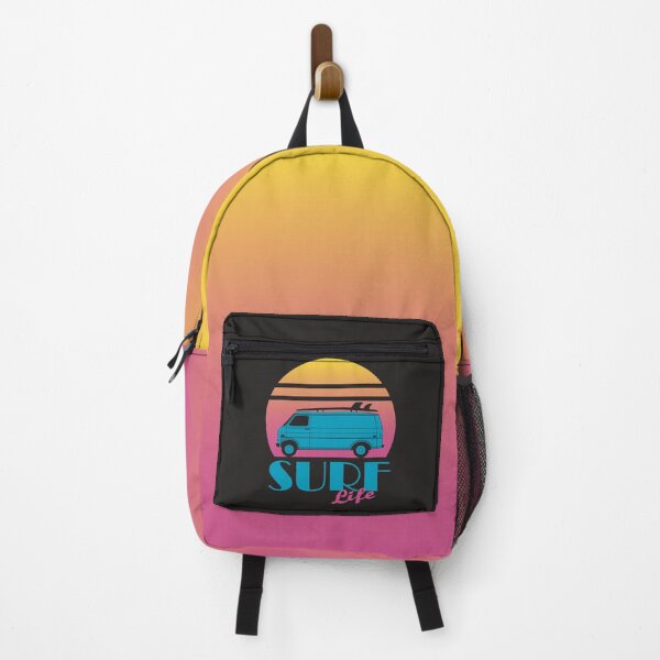 Item preview, Surf Life, Retro 80s Illustration designed and sold by D-Spot Shop.