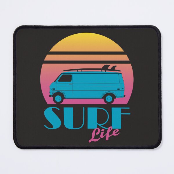 Item preview, Surf Life, Retro 80s Illustration designed and sold by D-Spot Shop.