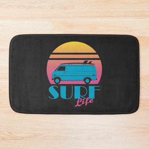 Item preview, Surf Life, Retro 80s Illustration designed and sold by D-Spot Shop.