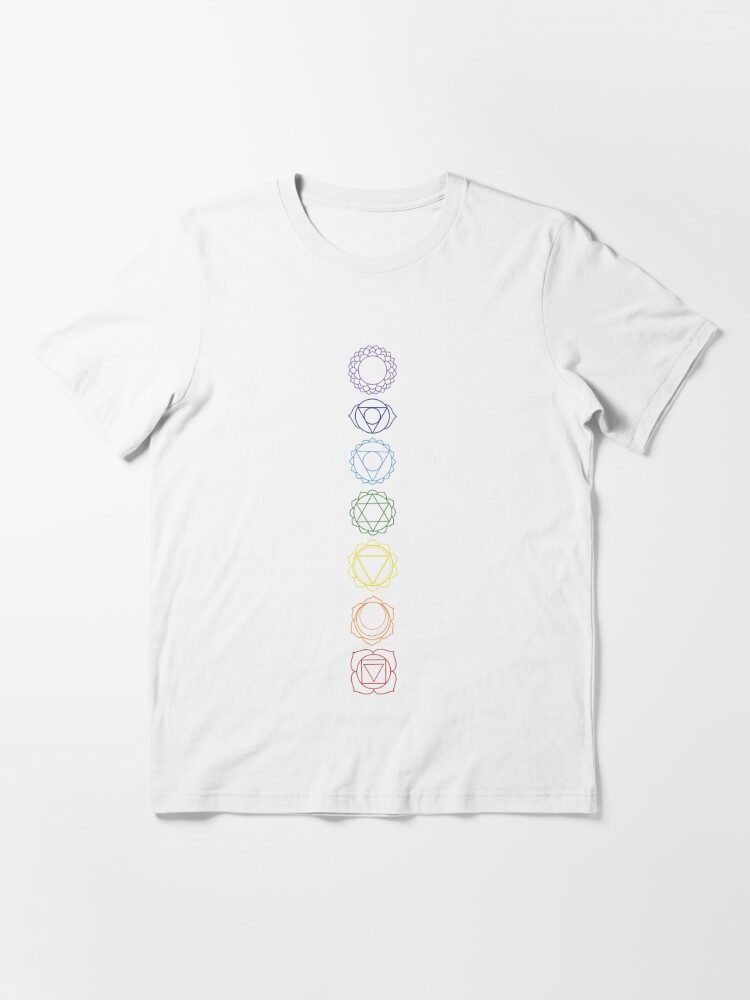 7 chakra, spiritual, meditation, zen, om, 7 chakras shirt, yoga shirt, meditation  shirt Sticker for Sale by DeepikaSingh