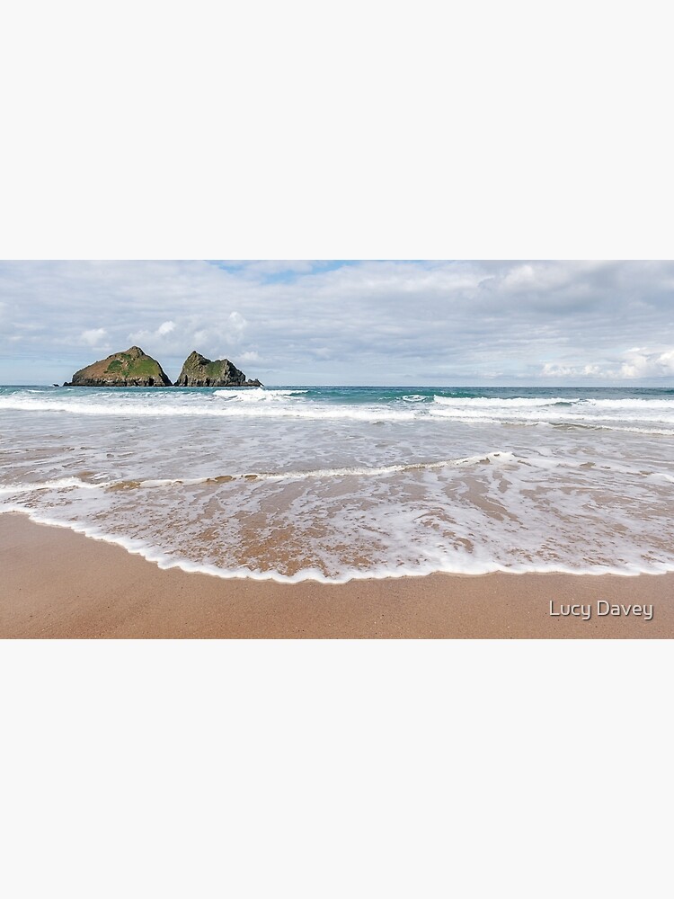 "Holywell Bay Beach,North Cornwall " Canvas Print for Sale by lucylucy