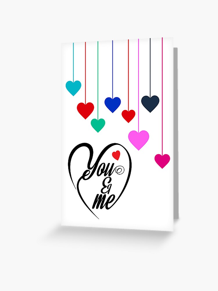 Coeur de papier , bonne Saint Valentin - 3D carte romantique
