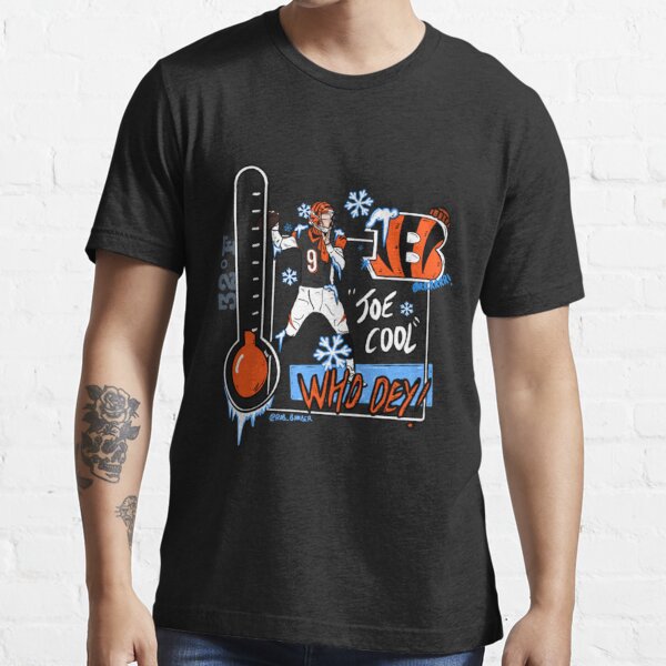 Cincinnati Bengals Joe Burrow Joe Cool Who Dey Brrrrr 2022 Shirt