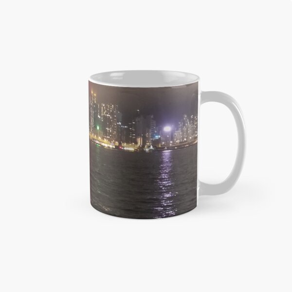Item preview, gloomy hong kong with traditional boat designed and sold by ConzyBelle.