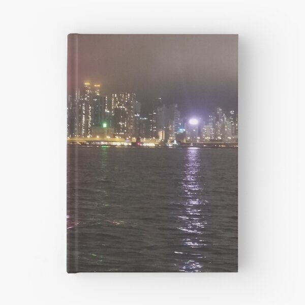 Item preview, gloomy hong kong with traditional boat designed and sold by ConzyBelle.