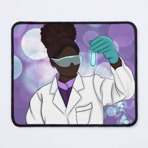 Item preview, african scientist in lab - women in stem designed and sold by sweet dreamer.