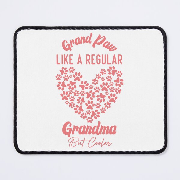 Item preview, Funny Grand Paw Like A Regular Grandma But Cooler Light Red Heart designed and sold by medbdj.