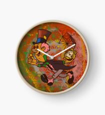 mad hatter blotter Clock