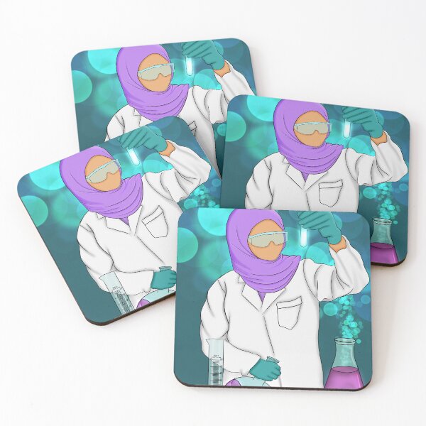 Item preview, muslim female scientist in lab - women in stem designed and sold by sweet dreamer.