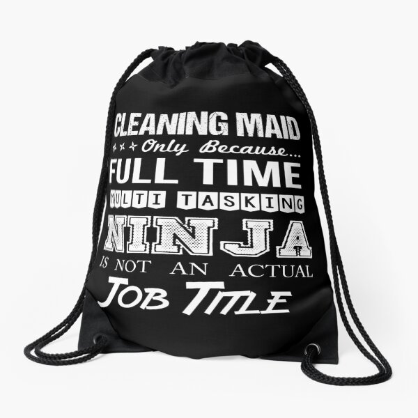 Item preview, Cleaning Maid T Shirt - Ninja Job Gift Item Tee designed and sold by ritterdick.
