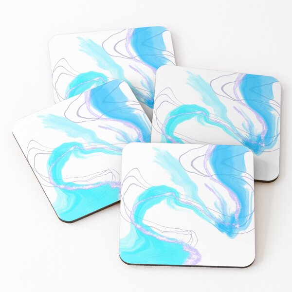 Item preview, Aqua Blue Marble Effect  designed and sold by ojasha.