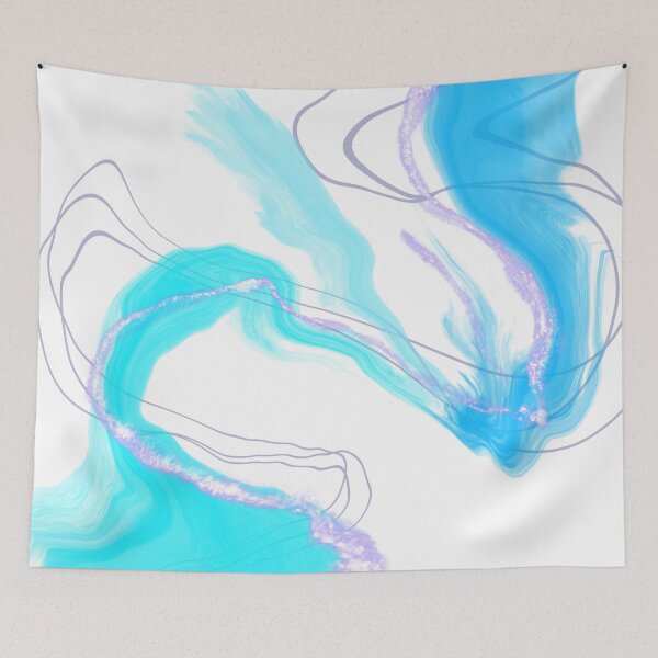 Item preview, Aqua Blue Marble Effect  designed and sold by ojasha.