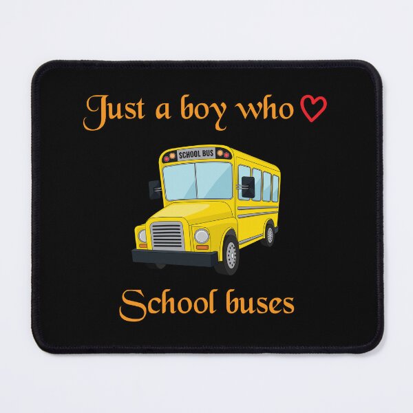 Item preview, Just A Boy Who Loves School Buses designed and sold by nikolaj1301.